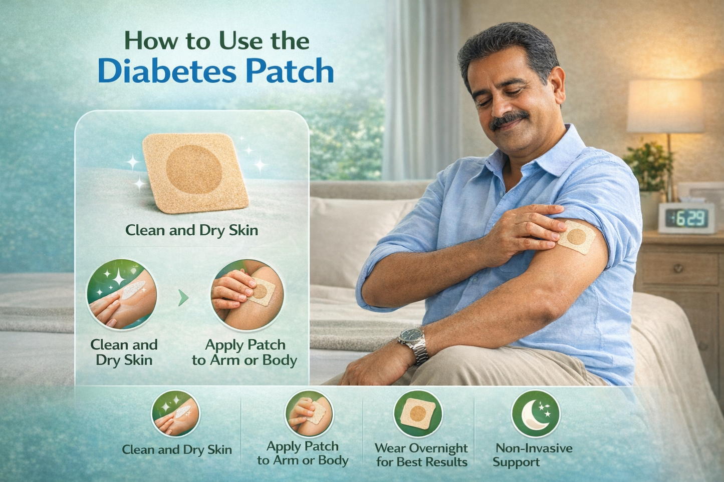 DIABETES PATCH Herbal Sugar Control Support